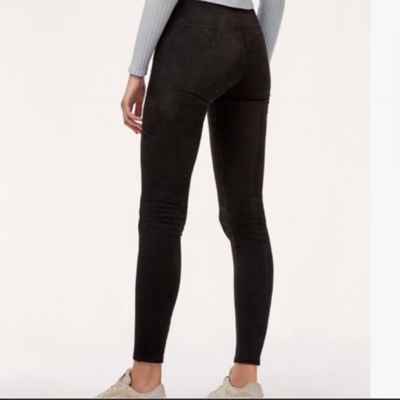 Aritzia Wilfred Free Suede Leggings - Picture 3 of 9